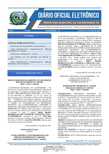 Diário Oficial - Edição 654