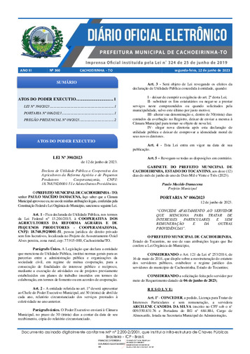 Diário Oficial - Edição 360