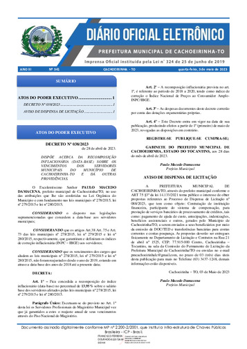 Diário Oficial - Edição 341